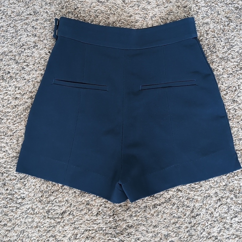 H&M High Rise Blue Shorts - Picture 5 of 6